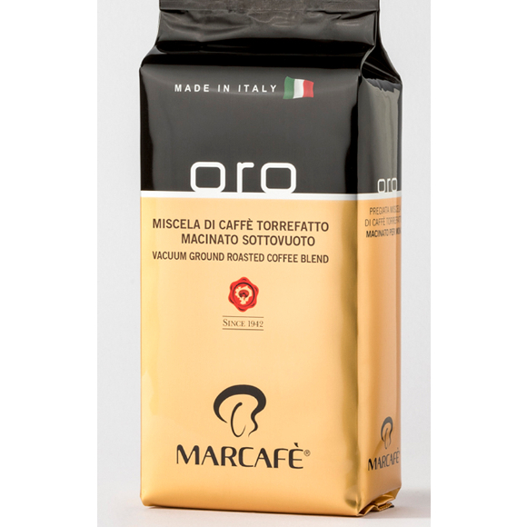 義大利 Marcafe ORO 烘焙咖啡粉 100%羅布斯塔咖啡豆 中焙