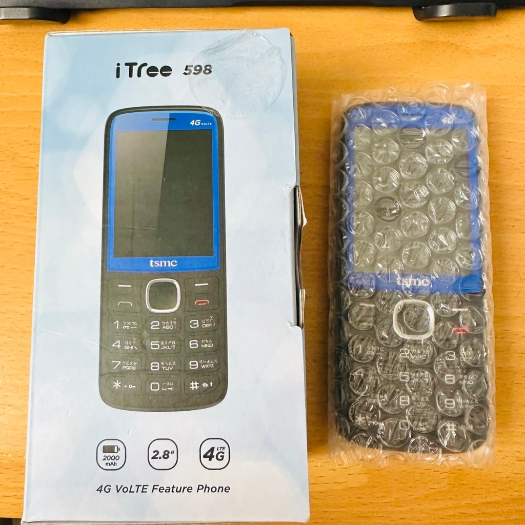 TSMC 4G台積電廠機  小藍磯 598 二手手機 (已使用一年廠機) *購買前請詳閱商品描述*