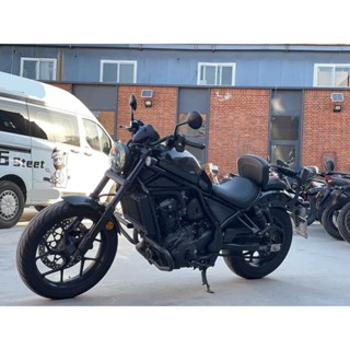 Rebel 1100T黑色貨架 適用於 Honda Rebel 1100T改裝可調式後靠背 rebel500
