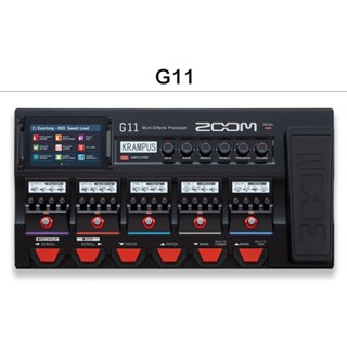 <魔立樂器> 大降價ZOOM G11旗艦型吉他綜合效果器 全綵觸碰式螢幕 LOOPER 錄音介面 鼓機公司貨保固18個月