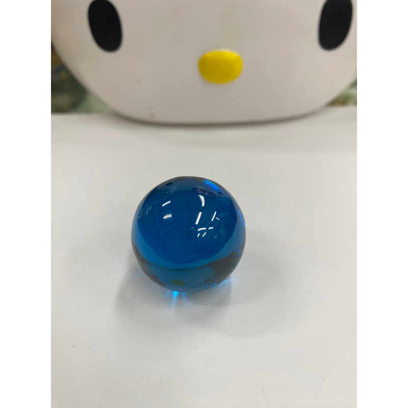 水藍色球形神秘水龍珠(約 3 cm )