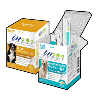 艾爾發寵物｜ IN+ PLUS 高效能活化益生菌 | 關節保健 骨力補關節心臟配方 5g x 24包/盒