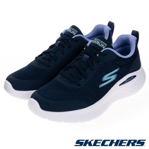 【SKECHERS】女  慢跑系列  GO RUN LITE - 129425 - 紫藍 NVLV