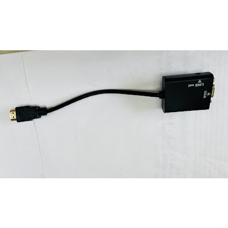 HDMI to VGA轉接線 HDMI轉VGA 電腦轉電視-無音源版