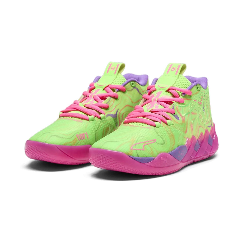 【Fashion SPLY】Puma MB.01 Inverse Toxic 螢光綠紫 籃球鞋 運動鞋310437-01