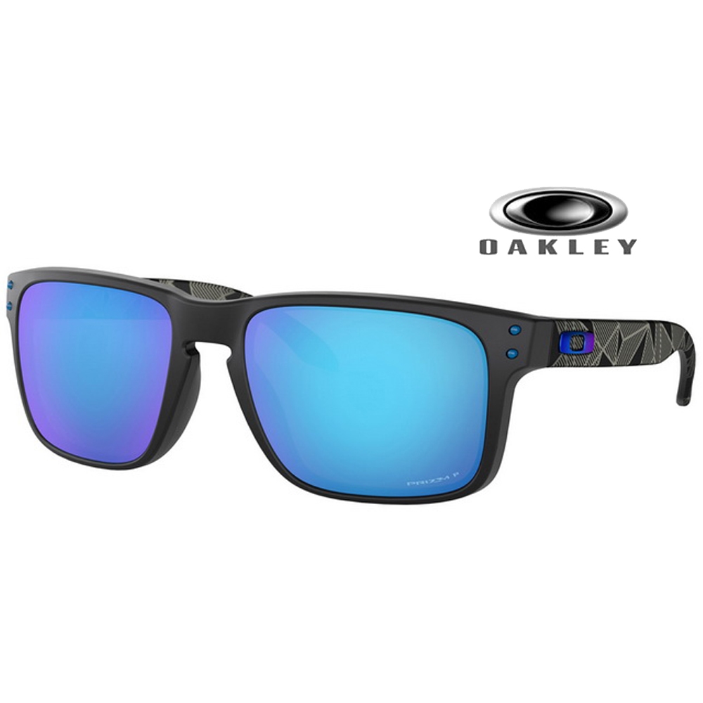 【原廠公司貨】Oakley HOLBROOK 輕量運動偏光太陽眼鏡 OO9102 H0 霧黑框藍寶石水銀鍍膜偏光鏡片