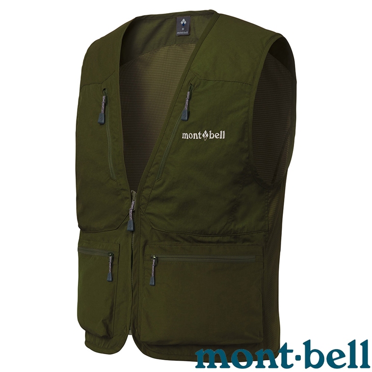 【台灣黑熊】日本 mont-bell 1103333 男 Nature Guide Light Vest 多口袋背心