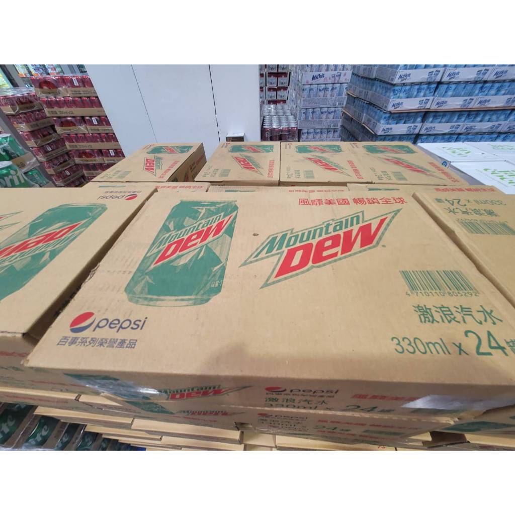 MOUNTAIN DEW激浪汽水330毫升X 24入#109171