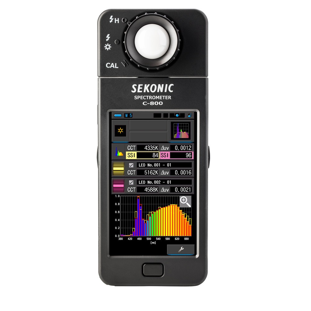 公司貨 SEKONIC C800 光譜儀 cri tlci 測量 攝影燈 Spectrometer C800