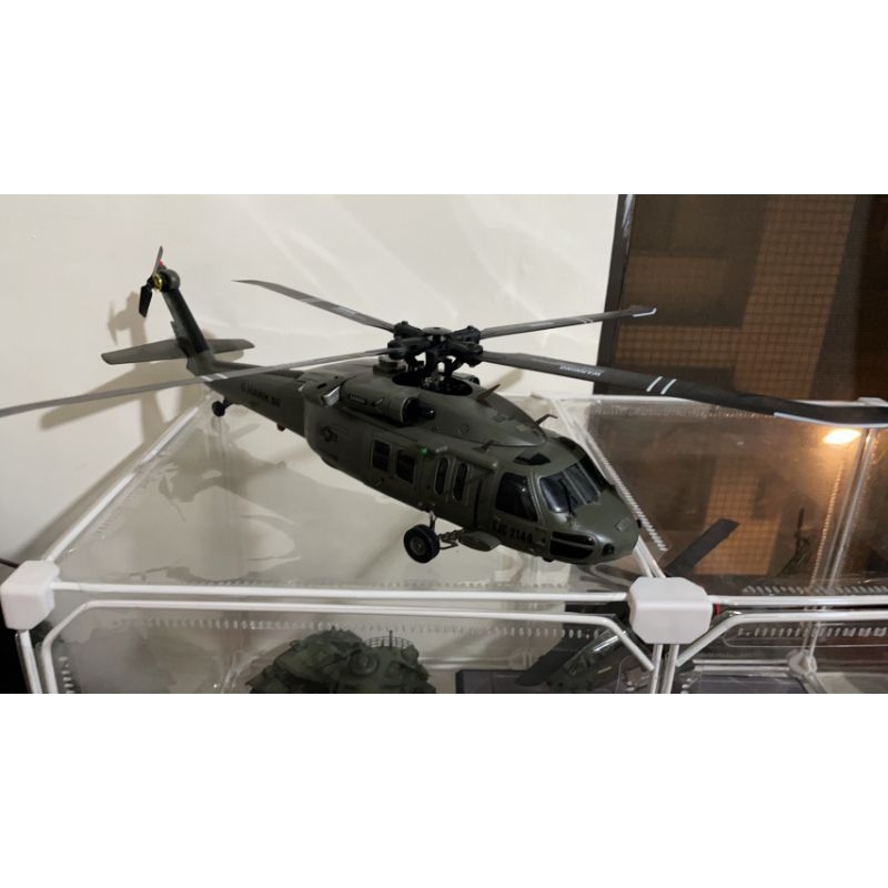 ［僅拆檢無缺損］羽翔 F09 黑鷹直升機 1/36 UH-60雙無刷馬達直驅 3s動力 可3D/6G