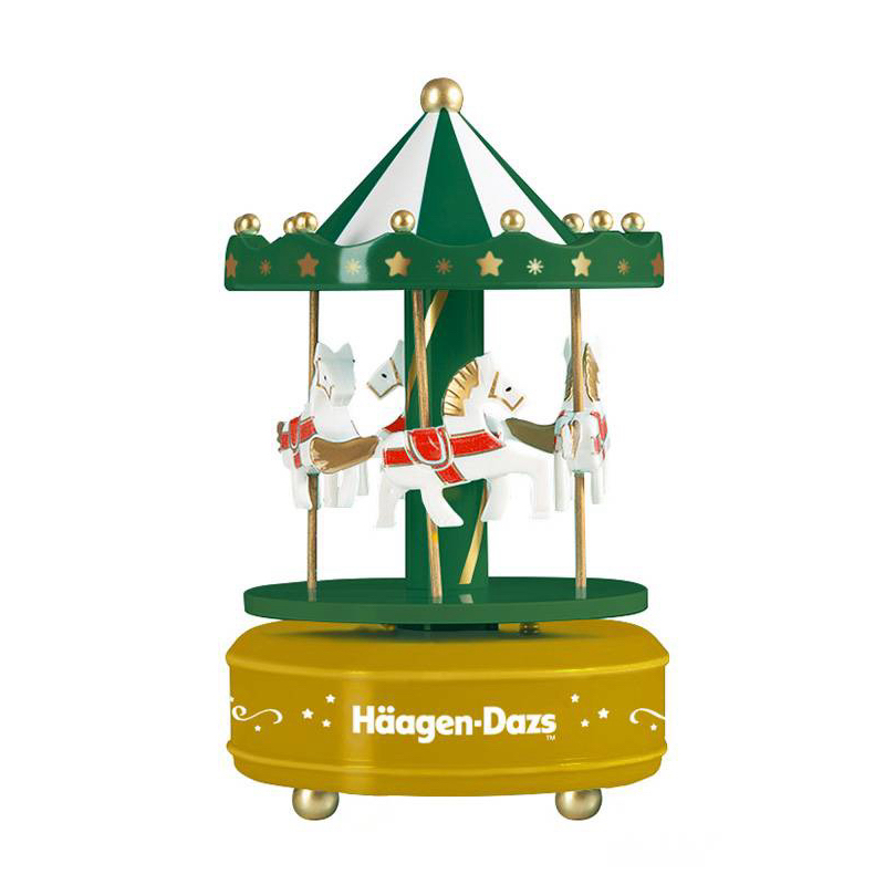 【全新現貨24hr🚛】Häagen-Dazs 哈根達斯聖誕旋轉木馬音樂盒