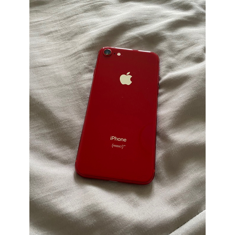 （二手）誠可議 自用 iPhone 8 紅 送手機殼 備用機 長輩機 兒童機