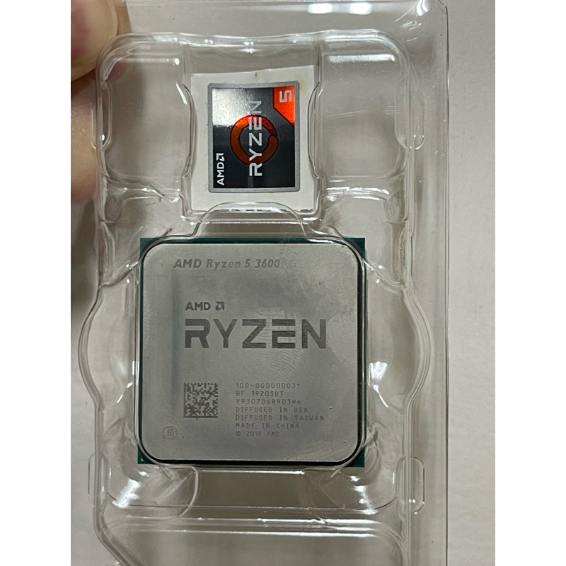 二手 AMD R5-3600+原廠風扇