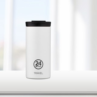 義大利24Bottles 高耐磨保溫隨行杯 600ml - 冰雪白(G)