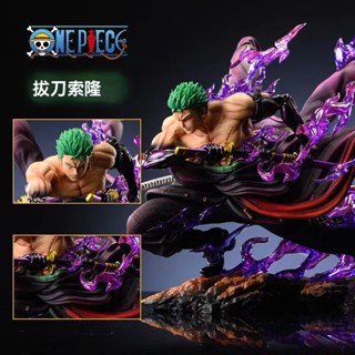 【限時折扣】海賊王 漂移拔刀索隆 雕像 公仔 盒裝 手辦 GK 景品 動漫 周邊 模型 桌面 機箱 擺件