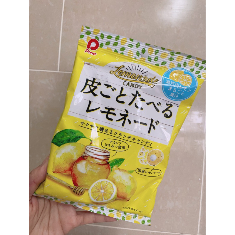 現貨｜日本Pine菓子 新品 蜂蜜檸檬脆皮軟糖 夏日 解渴 糖果