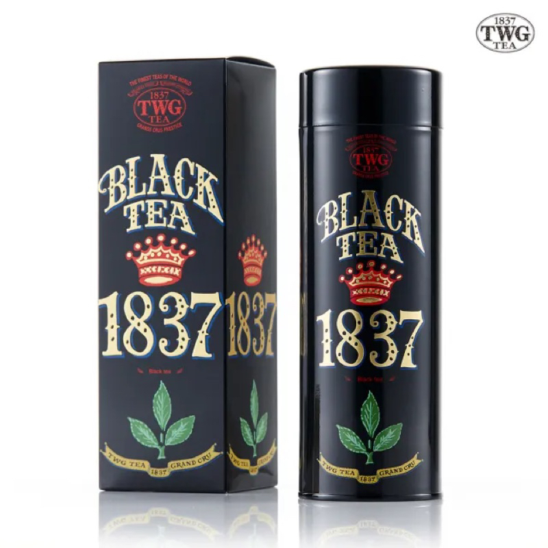 品茗限定「TWG Tea 頂級訂製茗茶1837黑茶 100g」