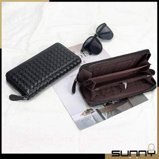 【SUNNY】 真皮羊皮編織長夾 真皮皮夾 錢包 手拿包 手機包 零錢包 包包 證件卡夾 BV同款 B家 小香風 包包