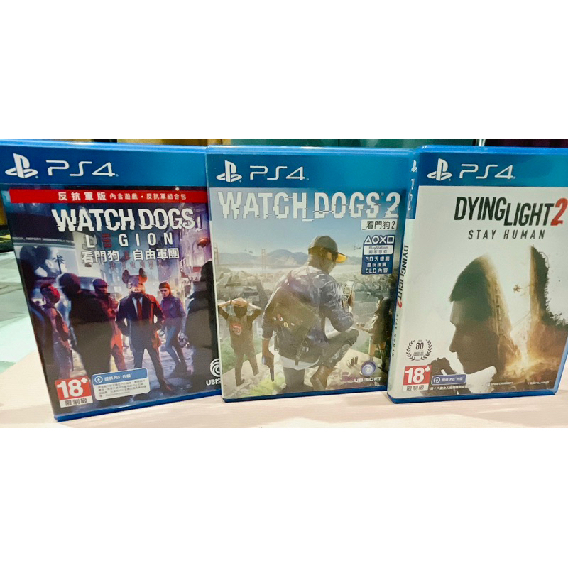 現貨［二手］PS4.PS5/看門狗2中文版 Watch Dogs Legion 遊戲片