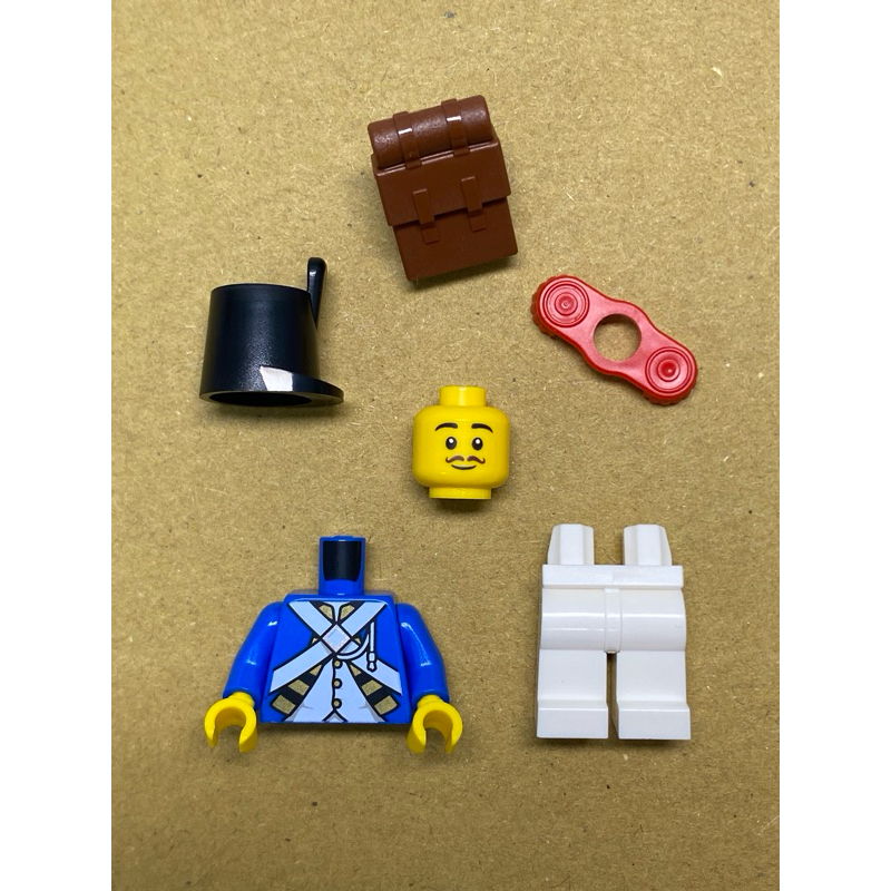 LEGO 樂高 人偶 帝國士兵 高帽 鬍子 男士兵 Icons 10320 黃金國堡壘