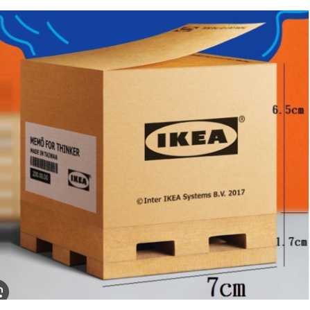 (全新未拆封絕版品) IKEA 宜家棧板造型便條紙