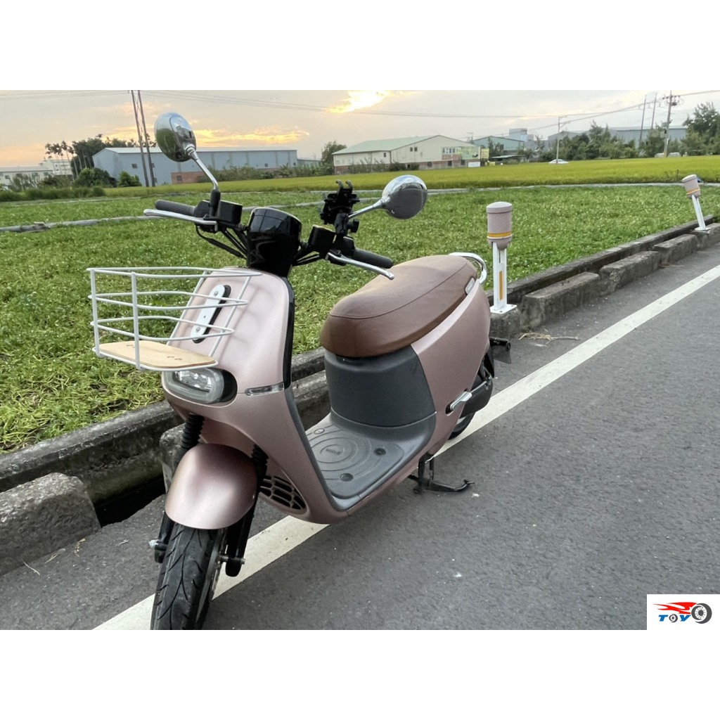 [東洋機車] Gogoro 2 置物籃 直上工業風 菜籃 松木底板 前書包架（附專用螺絲及前 面板護蓋已幫開孔)