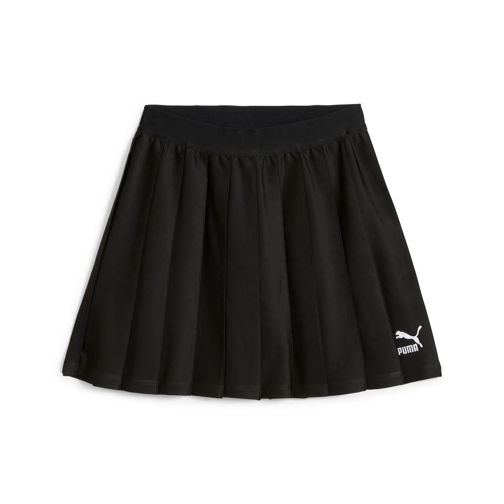 PUMA 短裙 流行系列Classics百褶短裙(F) 女 62423701 黑 現貨 IVE 同款
