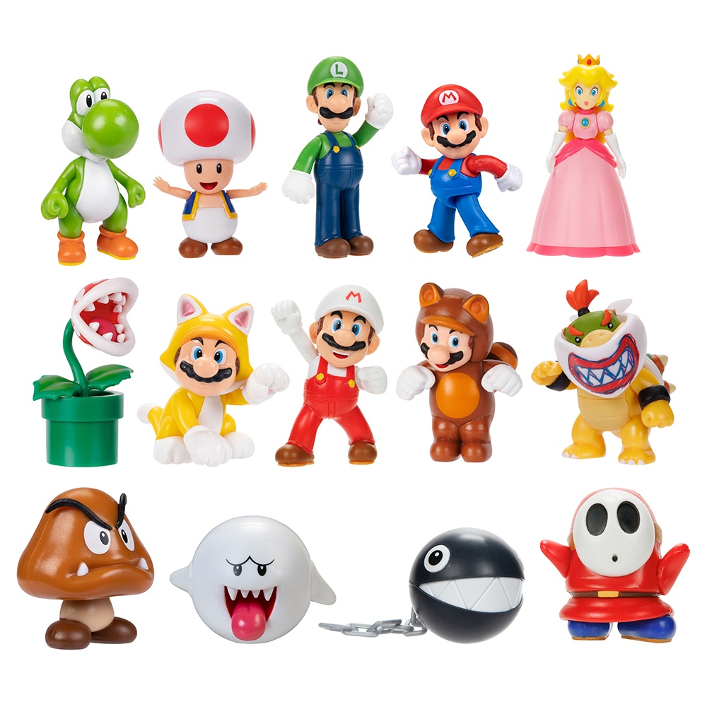 任天堂2.5吋公仔 瑪利歐路易吉/耀西/食人花 Nintendo 正版 振光玩具