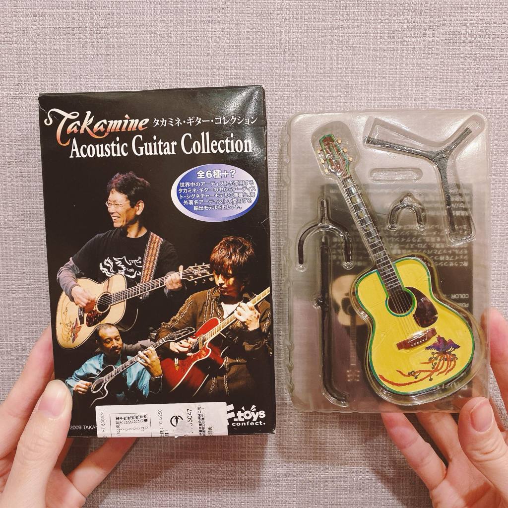有間電玩 絕版 盒玩 木吉他 模型 F-toys Takamine Acoustic Guitar Collection