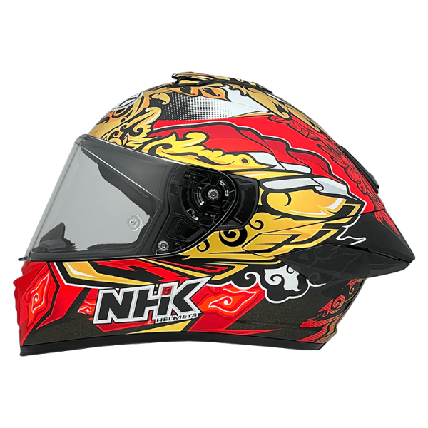 NHK K5R 安全帽 彩繪 IO48  6 印尼站 亮面黑紅 金屬排齒 眼鏡溝槽 耳機槽 全拆洗 全罩