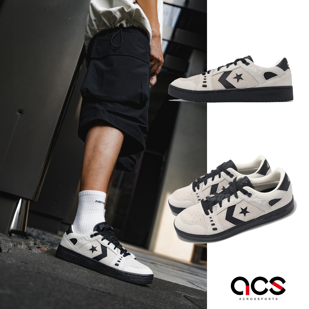 Converse 滑板鞋 AS-1 Pro 男鞋 Alexis Sablone 米白 黑 [ACS] A07624C