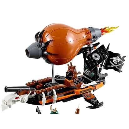 「樂高 軍團」 LEGO 旋風忍者 NINJAGO 70603 拆售 &lt; 貼紙 &gt; 海盜 飛船 天際飛行 全新 配件