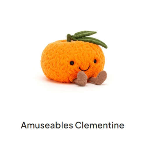 Amuseables Clementine ◤ 柑橘 小橘子 ◢ 玩偶 布偶 娃娃 ♔英國Jellycat【現貨】