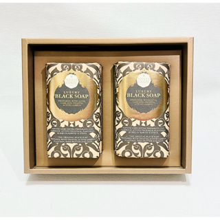 Nesti Dante 義大利 手工皂禮盒-尊寵黑金淨化皂禮盒 《現貨》250gx2入
