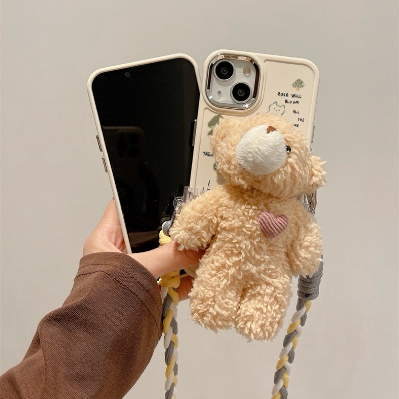 Apple iphone小熊斜背掛式手機殼🧸