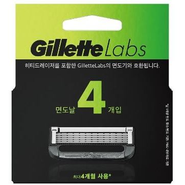 全新 Gillette 吉列 Labs 極光系列刮鬍刀頭 (4刀入)