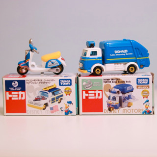 ［二手/全新］單售 亞洲限定 唐老鴨 多美小汽車 Dream Tomica 垃圾車 摩托車 餐車 計程車 旅行車 迪士尼