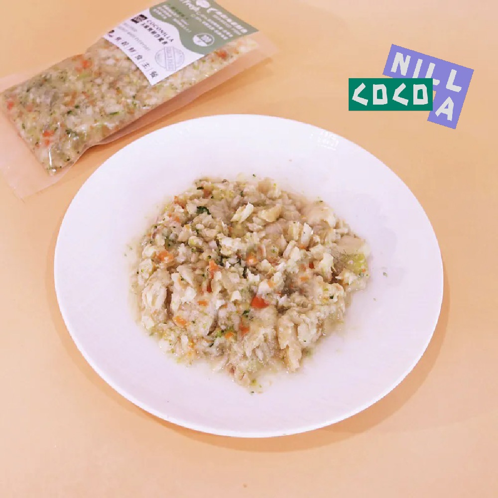 COCONILLA口口迷 海菜鮮魚 (100g) 白帶魚x鯛魚腹 寵物無穀鮮食主餐 全齡狗貓用