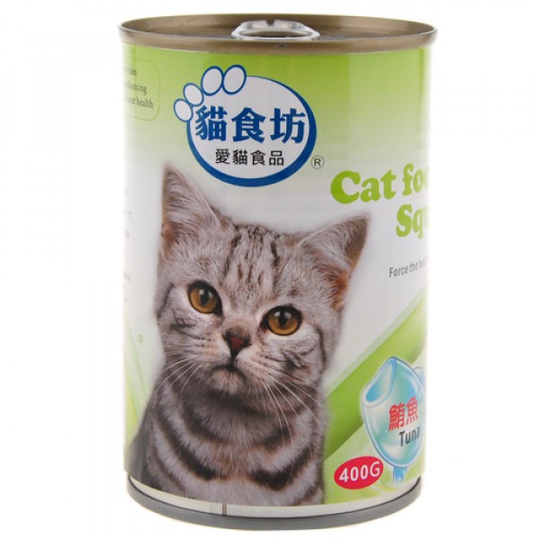 貓食坊 鮪魚貓罐400g｜貓罐 大貓罐 貓副食罐 副食罐 貓咪