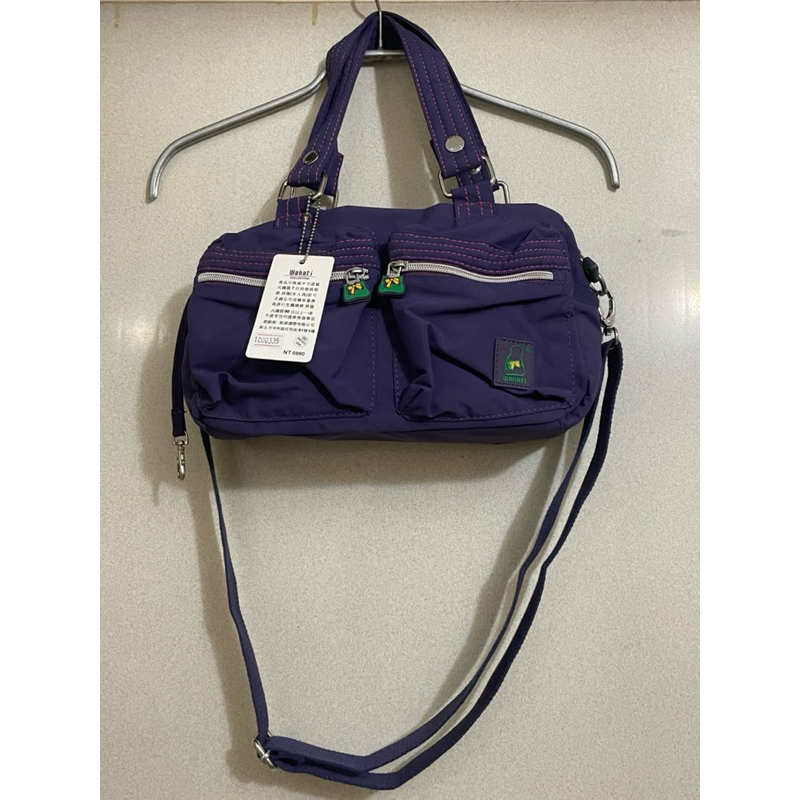 WAKATI(vintage bag)✅紫色多層布面✅手提/側肩/斜背包✅古著包/全新