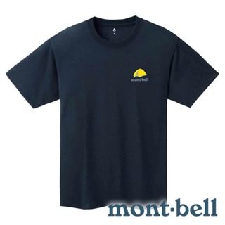 【mont-bell】WICKRON中性抑菌抗UV圓領短袖T恤『海軍藍』1114725
