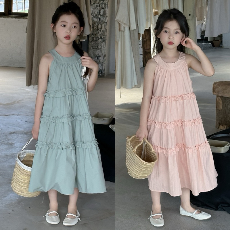 (90-150) 女童洋裝 兒童長洋裝 2405KA054 女大童洋裝 女童長洋裝 兒童長洋裝 女大童童裝 韓國童裝