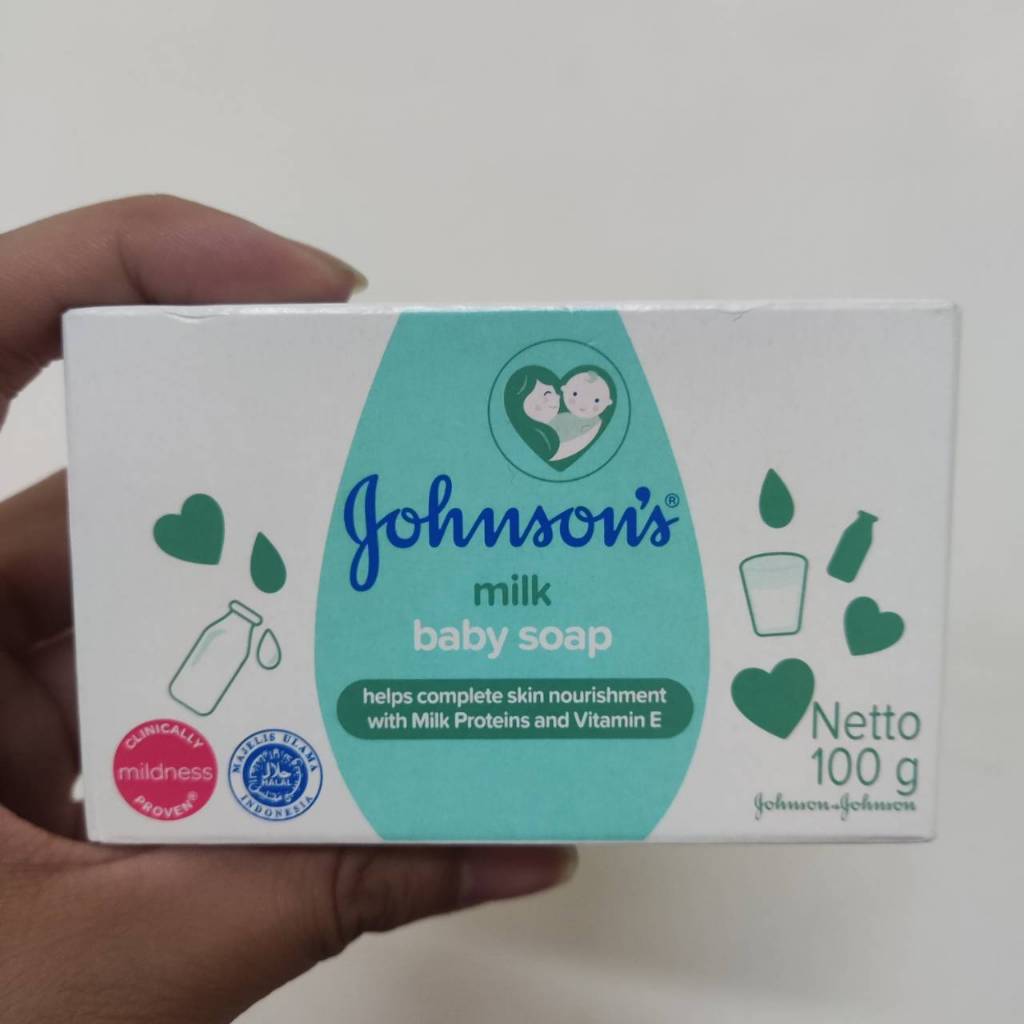 嬌生 嬌生嬰兒皂100g 香皂 嬌生皂 潤膚香皂 牛奶皂 牛奶潤膚皂 肥皂 嬰兒皂 單塊 100g(夾娃娃機商品)