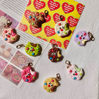 🍡手作🍡ins可愛彩色餅乾🍪表情吊飾