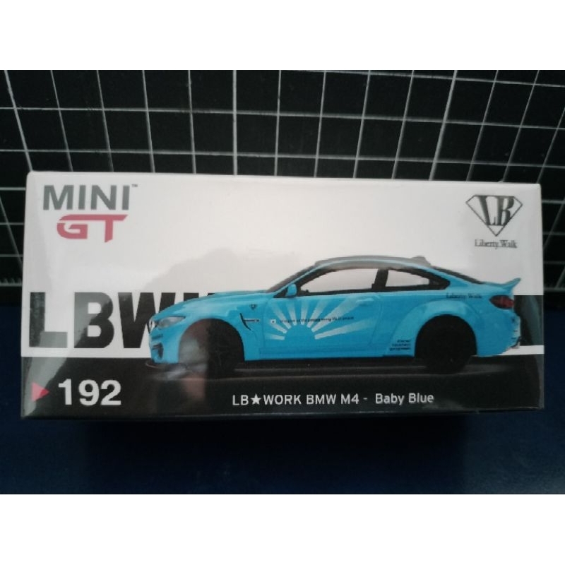 Mini GT 192 LB*WORKS BMW M4 絕版Baby Blue色僅此一台 附膠盒