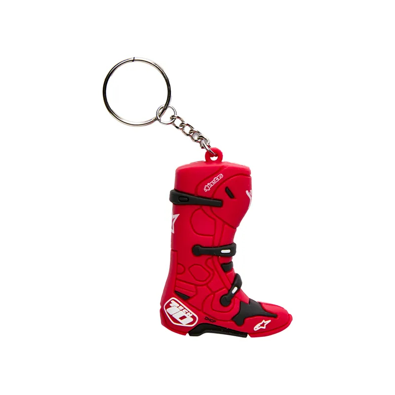 【德國Louis】Alpinestars New Tech 10 Boot 摩托車靴造型鑰匙扣 A星紅色30897084