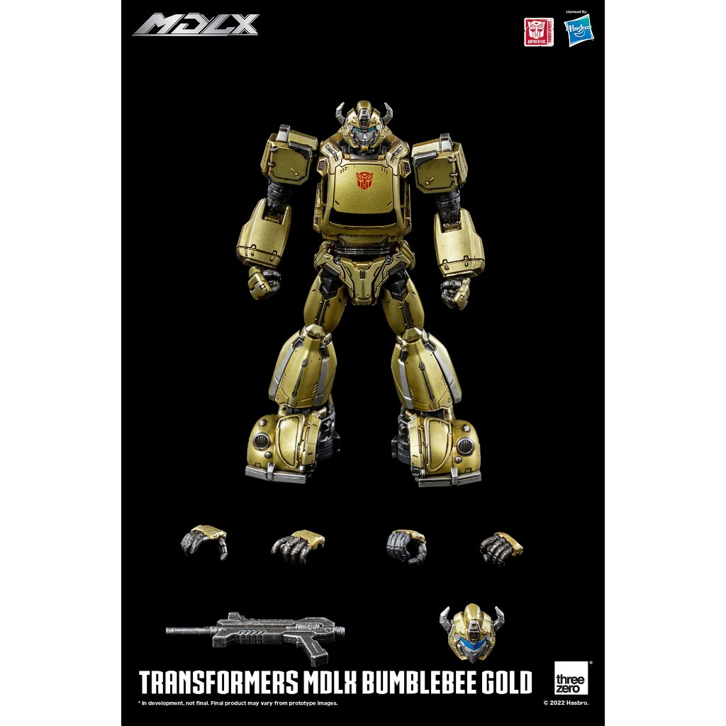 ThreeZero 變形金剛 MDLX 大黃蜂 金色限定 G1 復古動畫版 Transformers Bumblebee