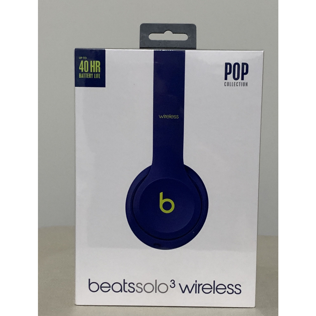 Beats Solo3 Wireless Pop 靛青色 全新 頭戴式耳機