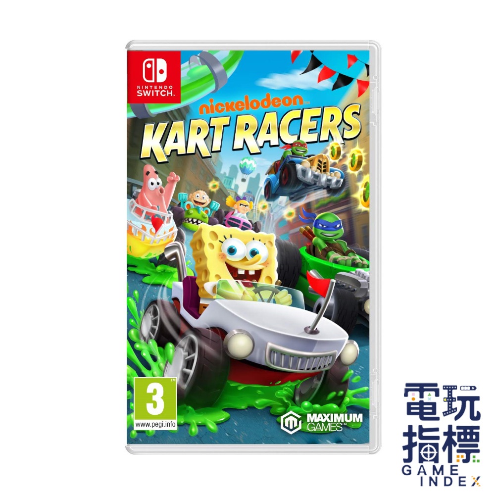 【電玩指標】十倍蝦幣 NS Switch 尼克卡通賽車手 英文版 尼克卡通 尼克 Nickelodeon 海綿寶寶 派大
