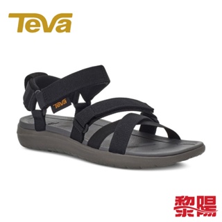 TEVA 女 Sanborn Mia 黑/橄欖綠 輕量織帶涼鞋/雨鞋/水鞋 30TV16650